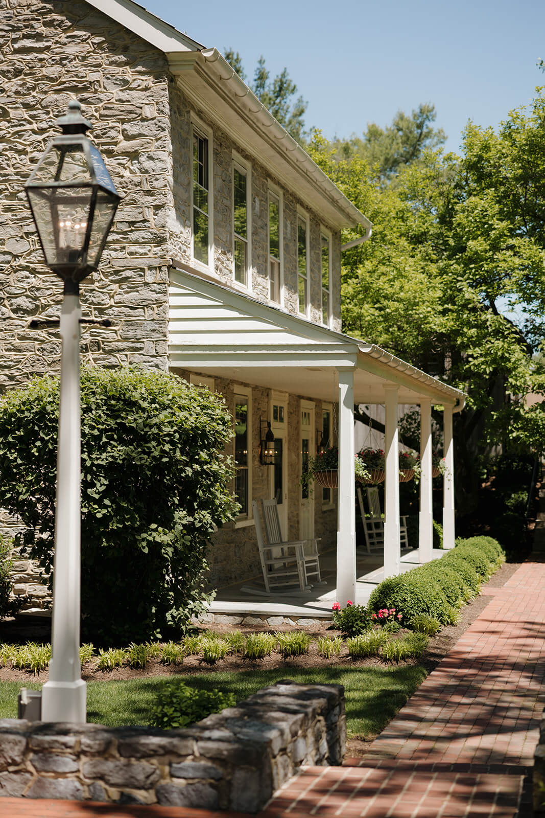 The historic farmhouse at Lancaster, Pennsylvania wedding venue The Farm at Eagles Ridge