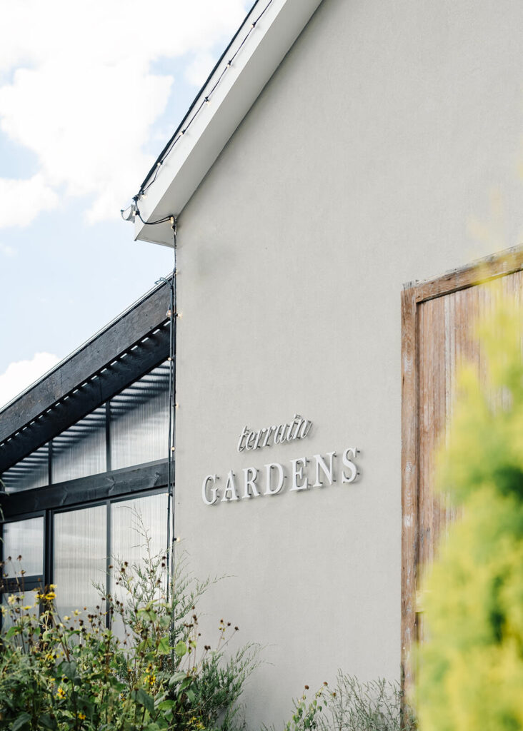 The exterior of Pennsylvania wedding venue Terrain Gardens