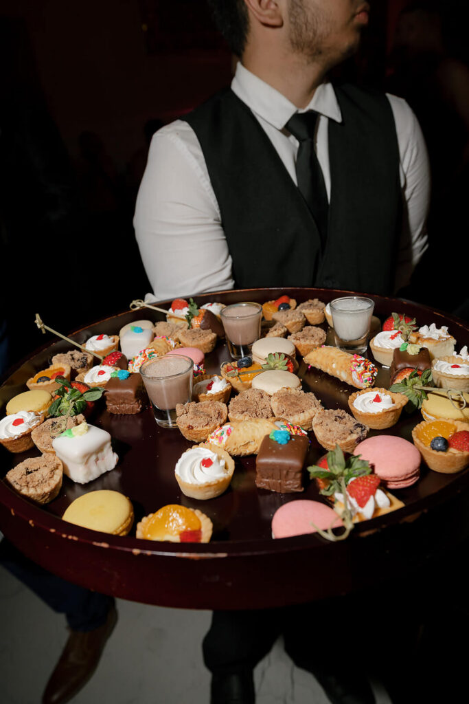 Assortment of mini desserts