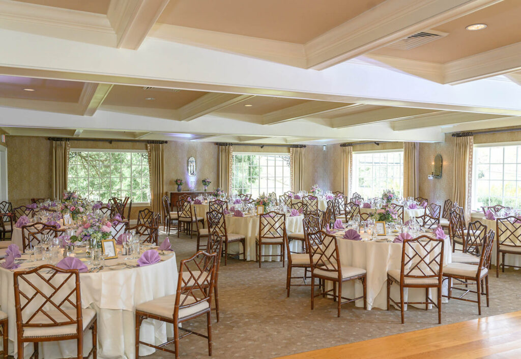Traditional wedding reception at the Kimberton Inn